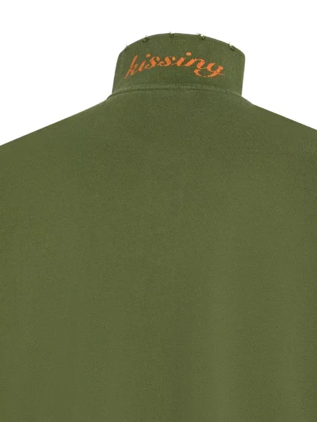 Tricou polo Sun68 cu broderie verde