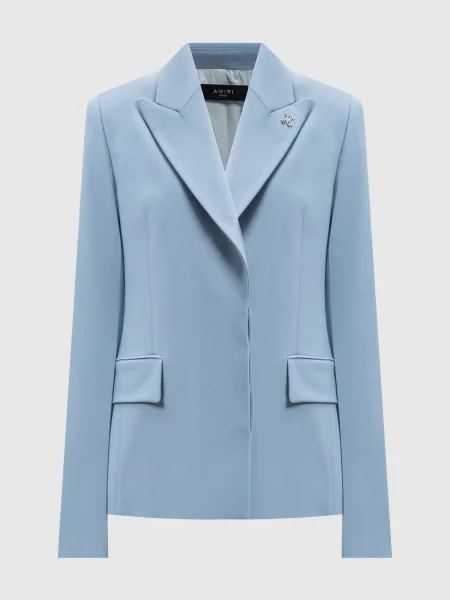 Жакет з вовною Amiri блакитний