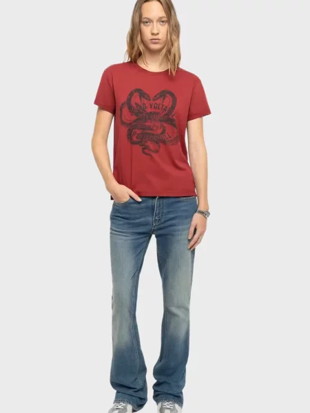 Футболка Zadig&voltaire червона