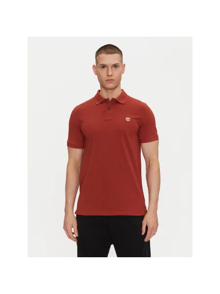 Timberland Polo Regular Fit crvena
