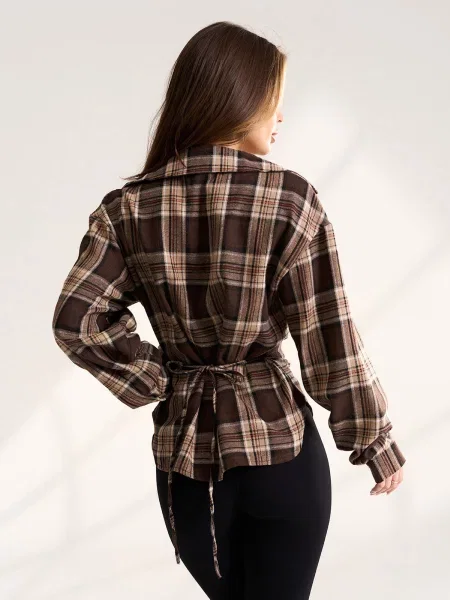 Сорочка в клітинку ISSA Plus мультиколор