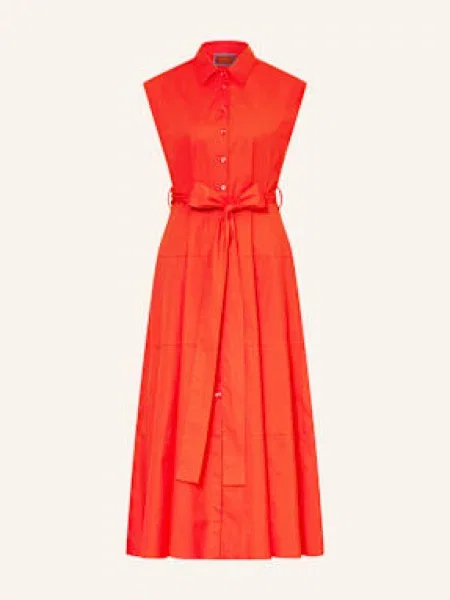 Anna's Sukienka Koszulowa rot pomarańczowa