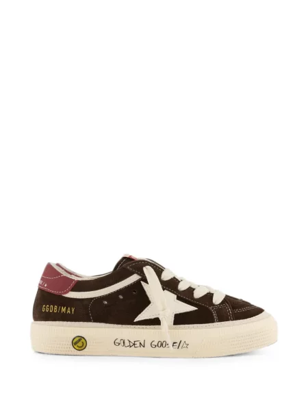 Sneakersy dziecięce Golden Goose May brązowe