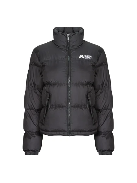 Geacă Superdry cu glugă negru