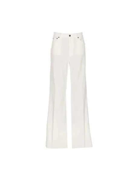 Proste jeansy Dondup białe