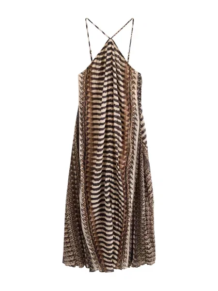 Next Rochie de vară / maro / maro închis bej