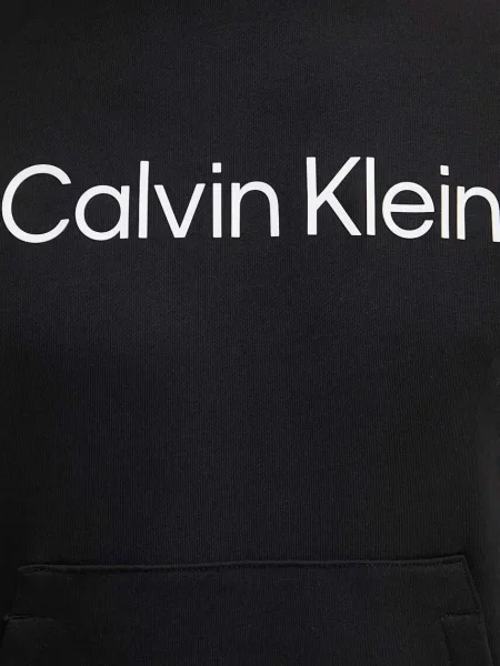 Calvin Klein melegítőfelső lila férfi nyomott mintás kapucnis fekete