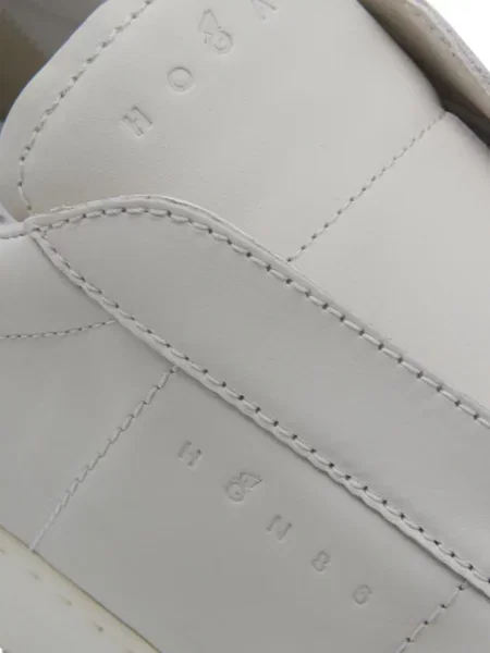 Sneakerși Hogan din piele slip-on alb