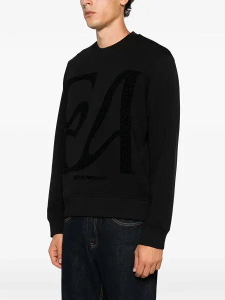 Дълго суитчър Emporio Armani черно