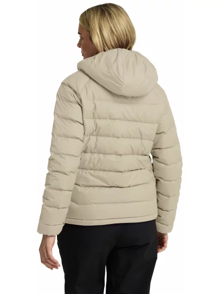 Пуховик Jack Wolfskin бежевый