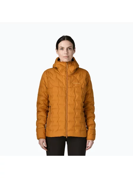 Geacă izolată pentru femei Patagonia Durable Down Hoody cinnamon brown maro