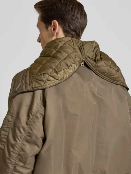 Kurtka funkcyjna o kroju comfort fit w stylu bomberki model Hugo khaki