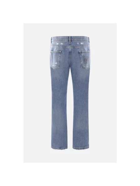 Jeansy Dolce And Gabbana retro niebieskie