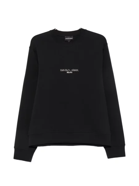 Hanorac Emporio Armani cu imagine negru