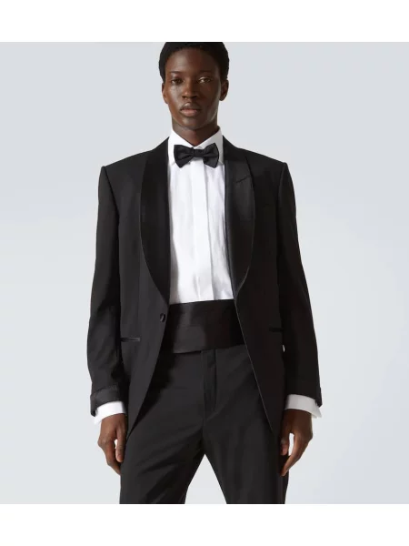 Curea Giorgio Armani de mătase negru