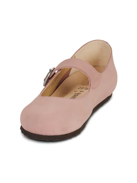 Birkenstock balerini din nubuc Santa Clarita roz
