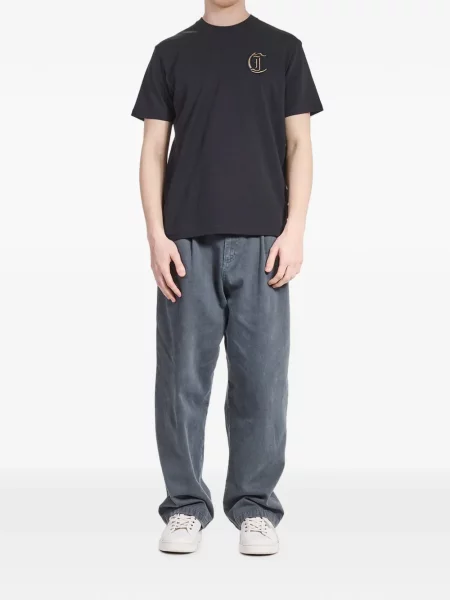 Tricou Just Cavalli cu broderie negru