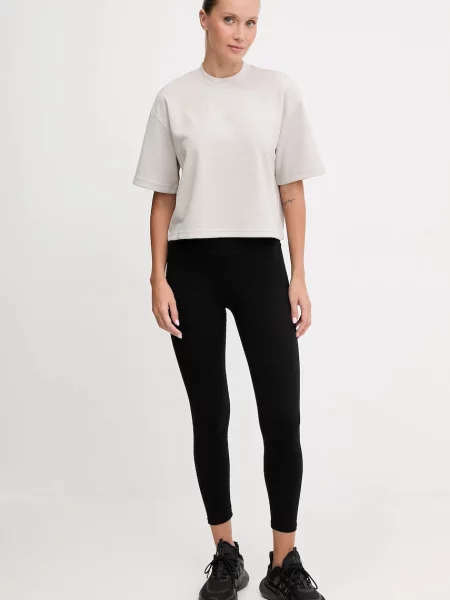 Футболка Adidas Performance бежевая