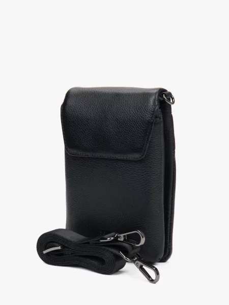 Кожаная сумка Estro черная