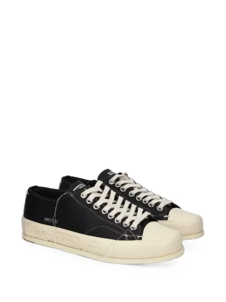 Sneakerși Premiata din piele negru