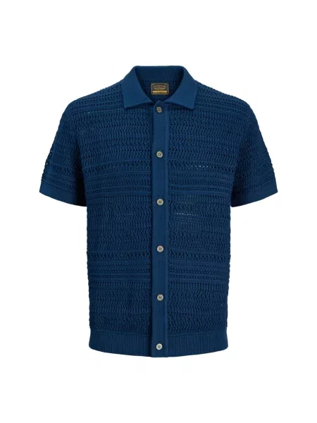 Jack & Jones Premium Geacă tricotată JPRBluhamilton' albastru