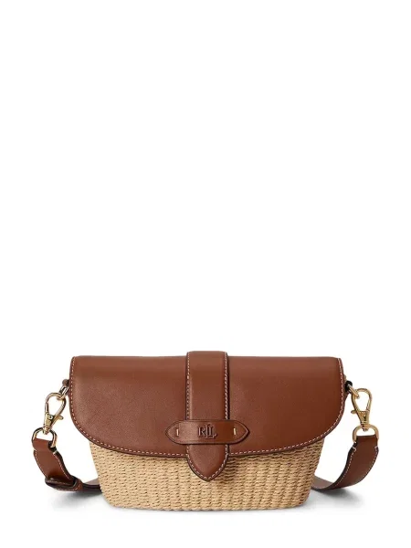Lauren Ralph Lauren Torba za čez ramo bež rjava