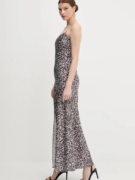 Joop! sukienka maxi rozkloszowana brązowy