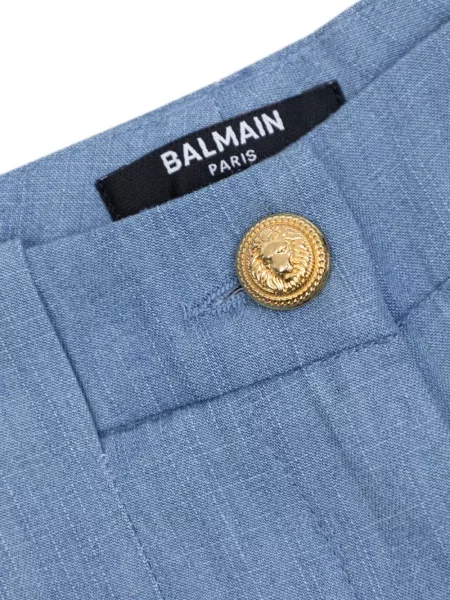 Spodnie dziecięce Balmain niebieskie