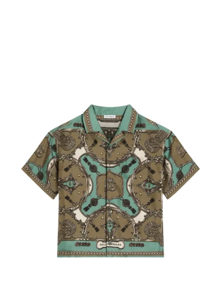 Koszula dziecięca Dolce And Gabbana brązowa