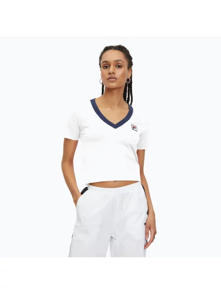 Koszulka FILA Ludhiana bright white biała