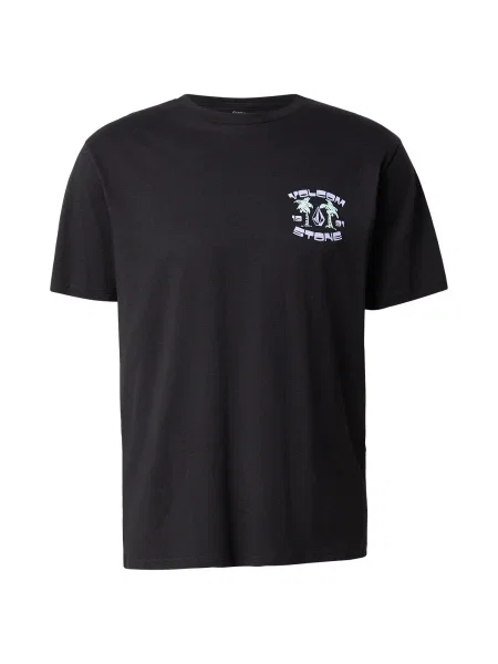 Volcom Tricou PALM verde mentă / mov lavandă negru