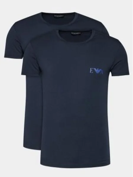 Emporio Armani Trikó és alsó póló indigó / éjkék / világoszöld sötétkék