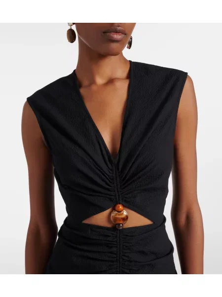 Rochie midi Veronica Beard negru