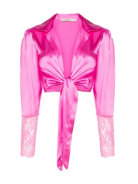 Koszula Paramidonna o krotszym kroju różowa