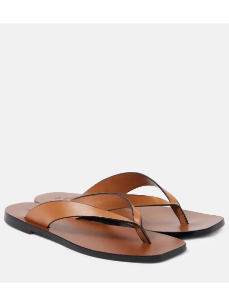 Sandale A.emery din piele maro