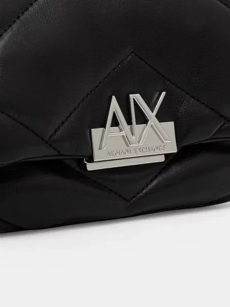 Кожаная сумка через плечо Armani Exchange