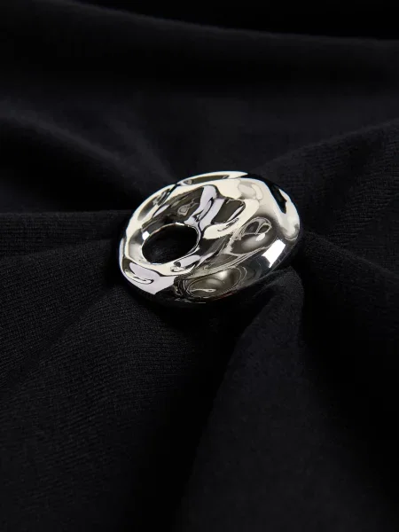 Пончо Reserved черное