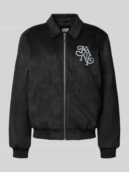 Kurtka Karl Kani Legacy Faux Suede Bowling Jacket Black L czarna