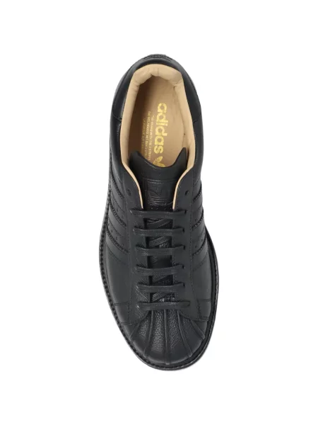 Top Adidas cu dungi cu broderie roșu