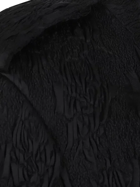 Geacă Balmain din jacard cu două rânduri de nasturi negru