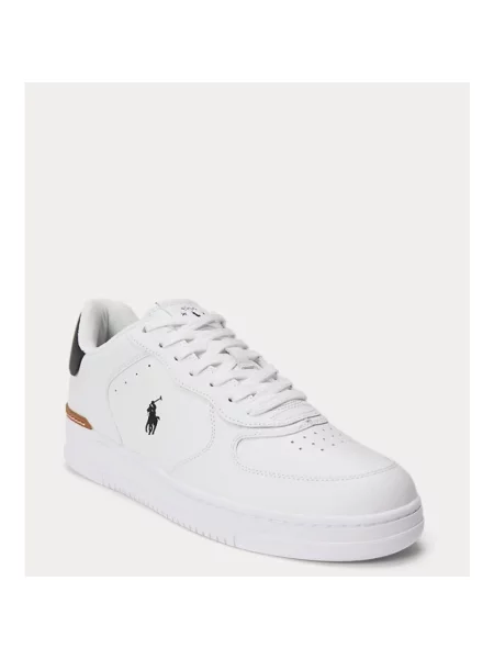 Sneakersy Polo Ralph Lauren skórzane białe