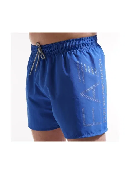 Fürdőruha Emporio Armani kék