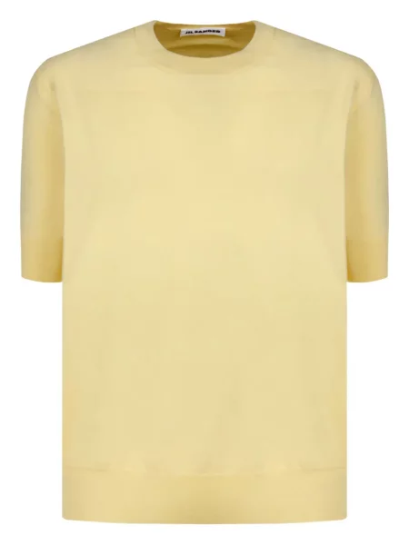 Tricou Jil Sander scurt galben