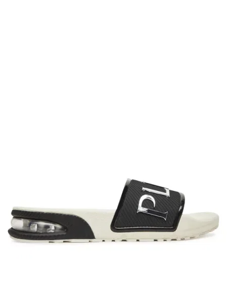 Plein Sport Klapki Aero Slide PACS czarny