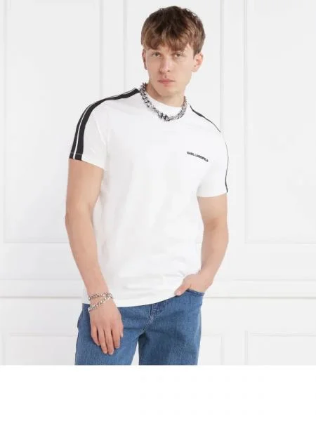 Karl Lagerfeld Tricou alb