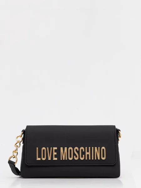 Love Moschino geantă pentru femei cu imitație de piele negru