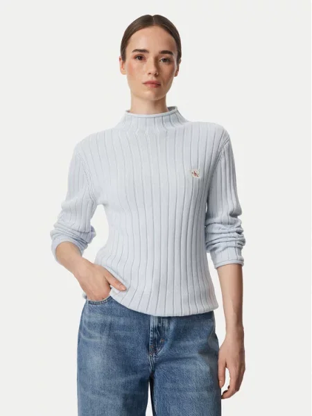 Calvin Klein Jeans Πουλόβερ Ανοιχτό μπλε