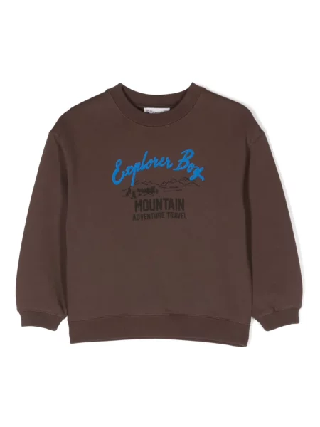 Bluza dziecięca Bonpoint brązowa