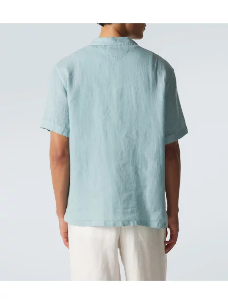 Cămașă Thom Sweeney de in albastru
