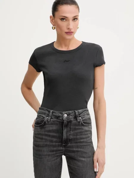 Kratka majica BOSS Orange črna